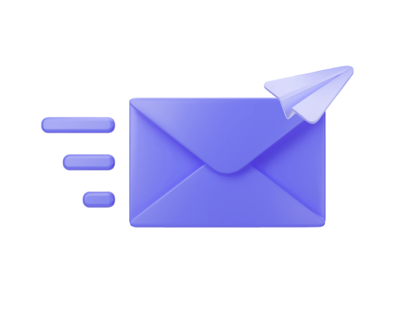 Mail sent illustration
