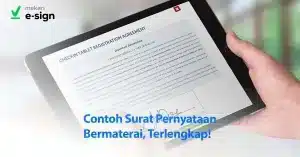Featured Image Contoh Surat Pernyataan Bermaterai Terlengkap!