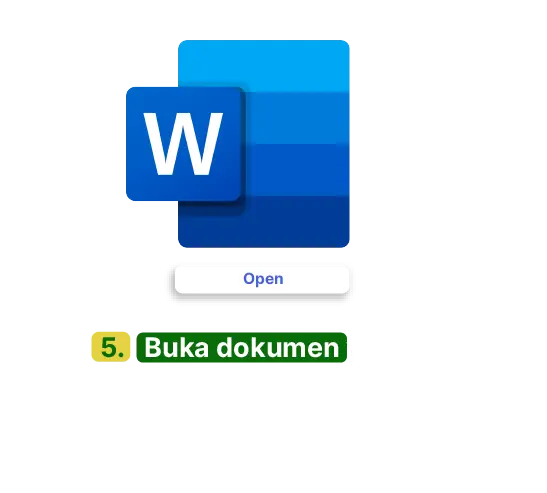 Langkah kelima cara bubuhkan ttd di word via Mac