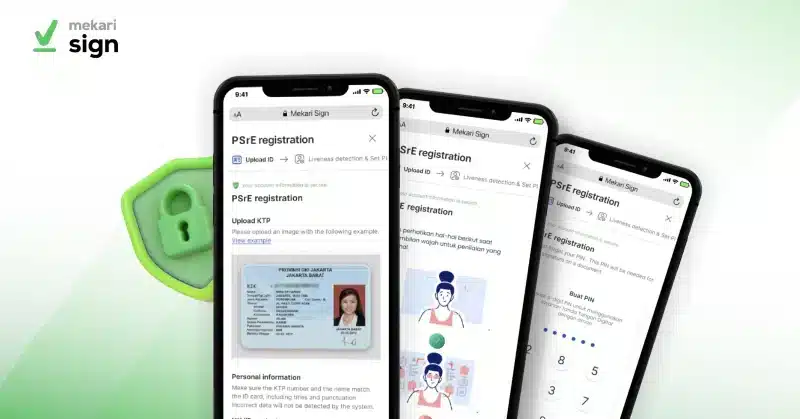 langkah kedua adalah dengan melengkapi e-KYC