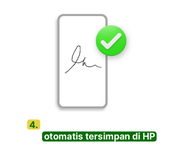 Tanda tangan Anda akan tersimpan