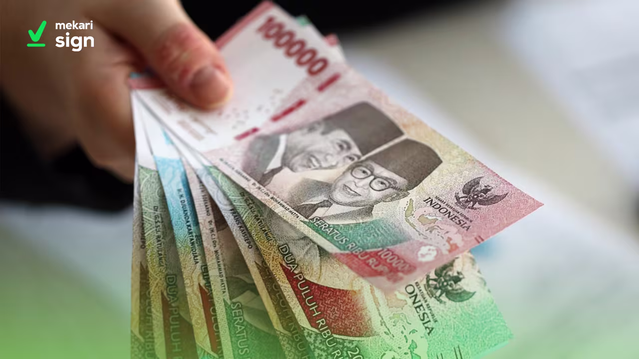 ilustrasi uang kompensasi yang diberikan kepada karyawan atau pihak terdampak