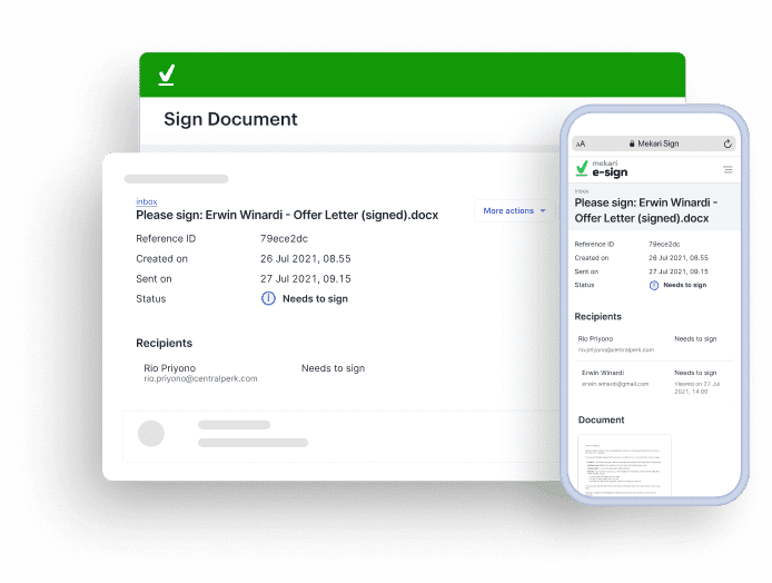 Keuntungan digital signature: Tinjau proses tanda tangan