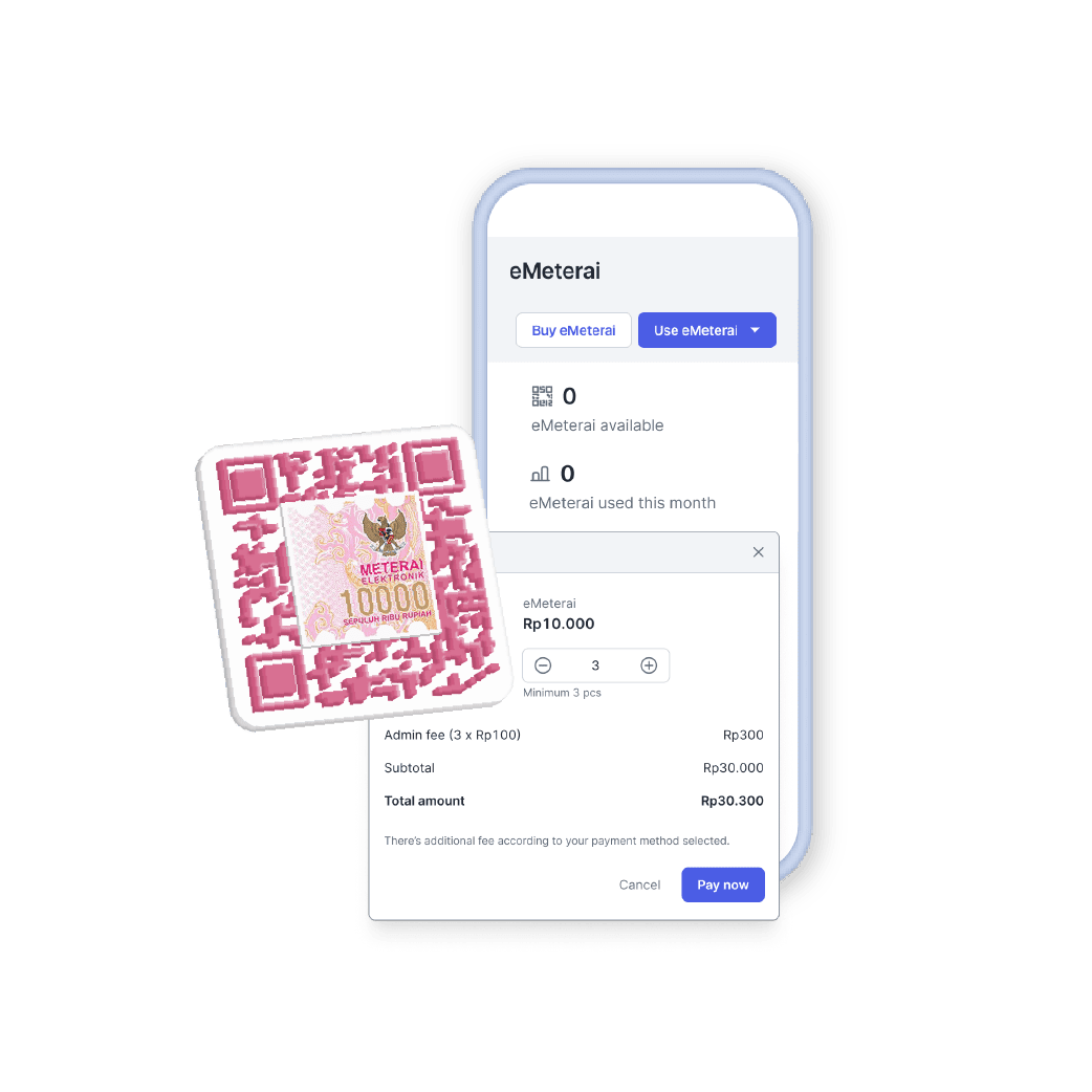 e-Meterai tersedia kapanpun