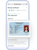 step 1 ekyc: Pindai ID Anda