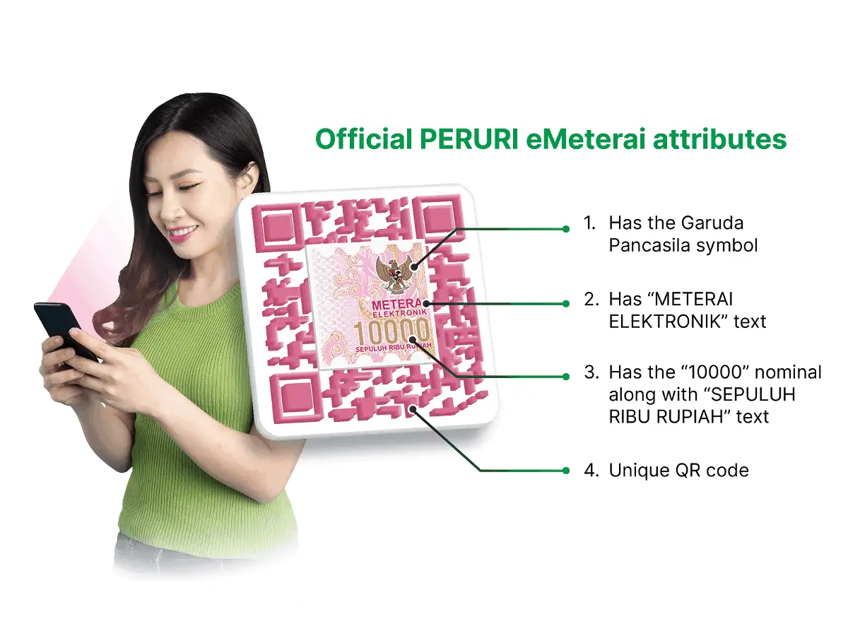Authentic Meterai Features