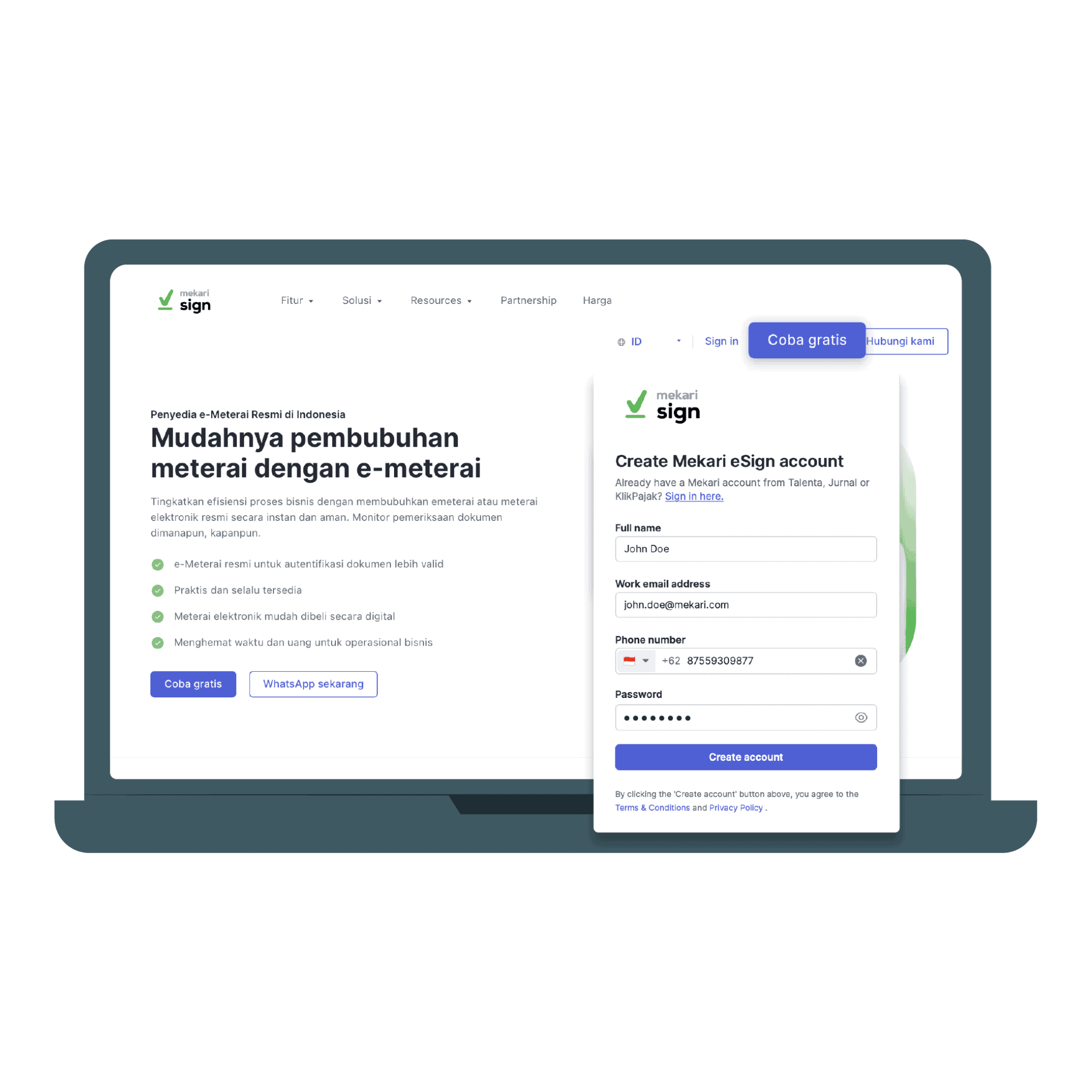 Official Digital Stamp Duty For Document Mekari Sign