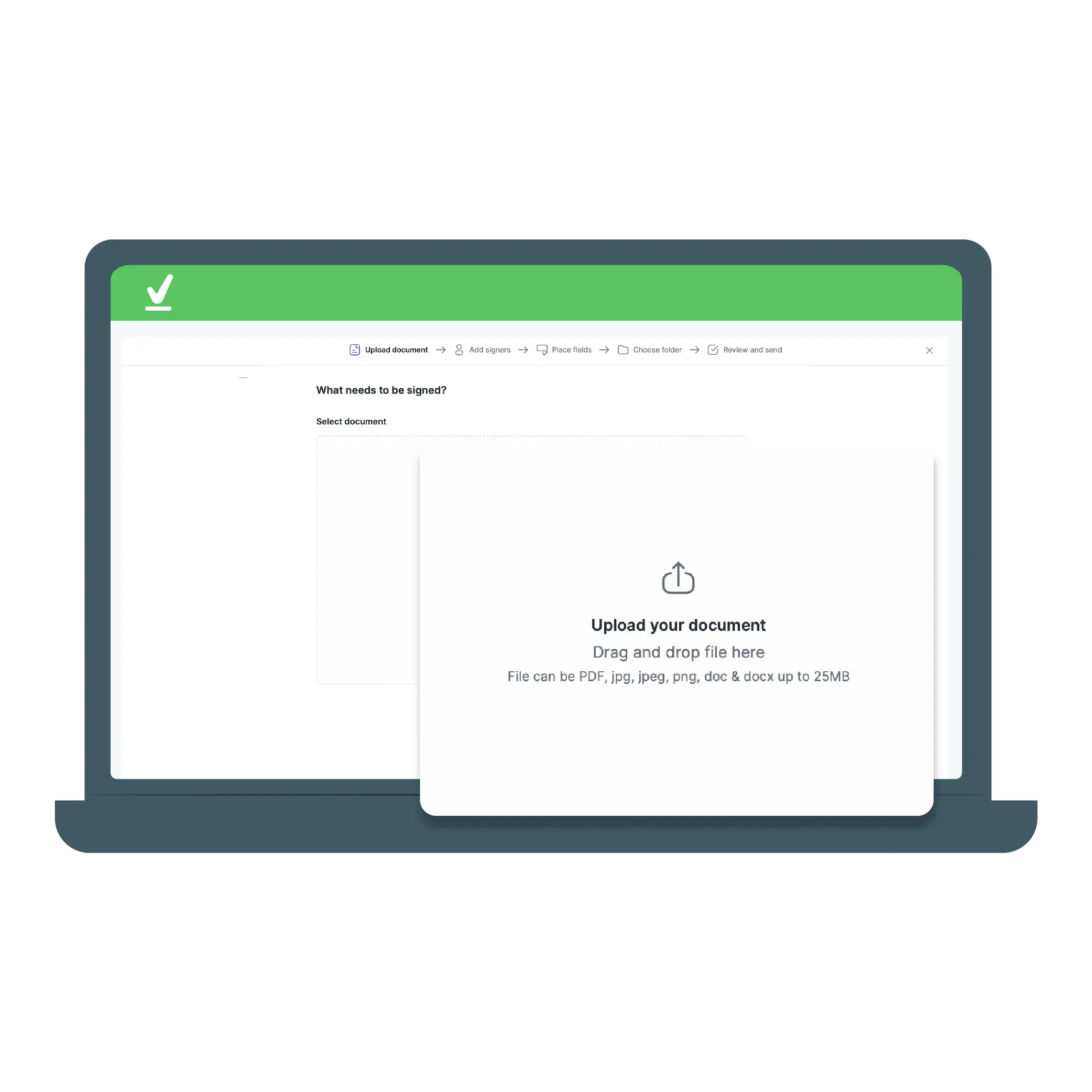 step 2 e-signature