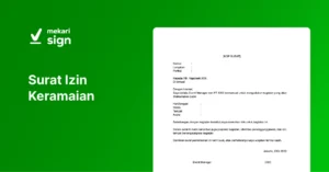 Surat Izin Keramaian