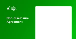 Non-Disclosure Agreement (NDA)