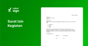 Surat Izin Kegiatan