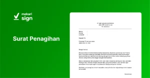 Surat Penagihan