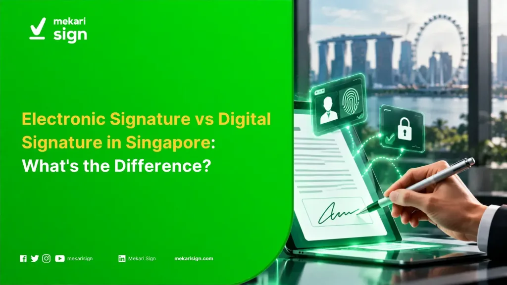 featured image electronic signature vs digital signature sg