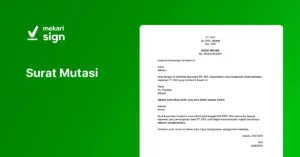 Surat Mutasi