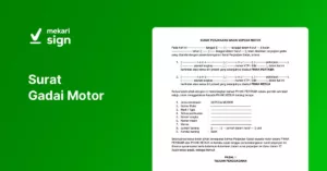 Surat Gadai Motor