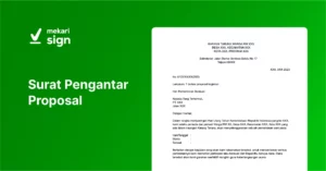 Surat Pengantar Proposal