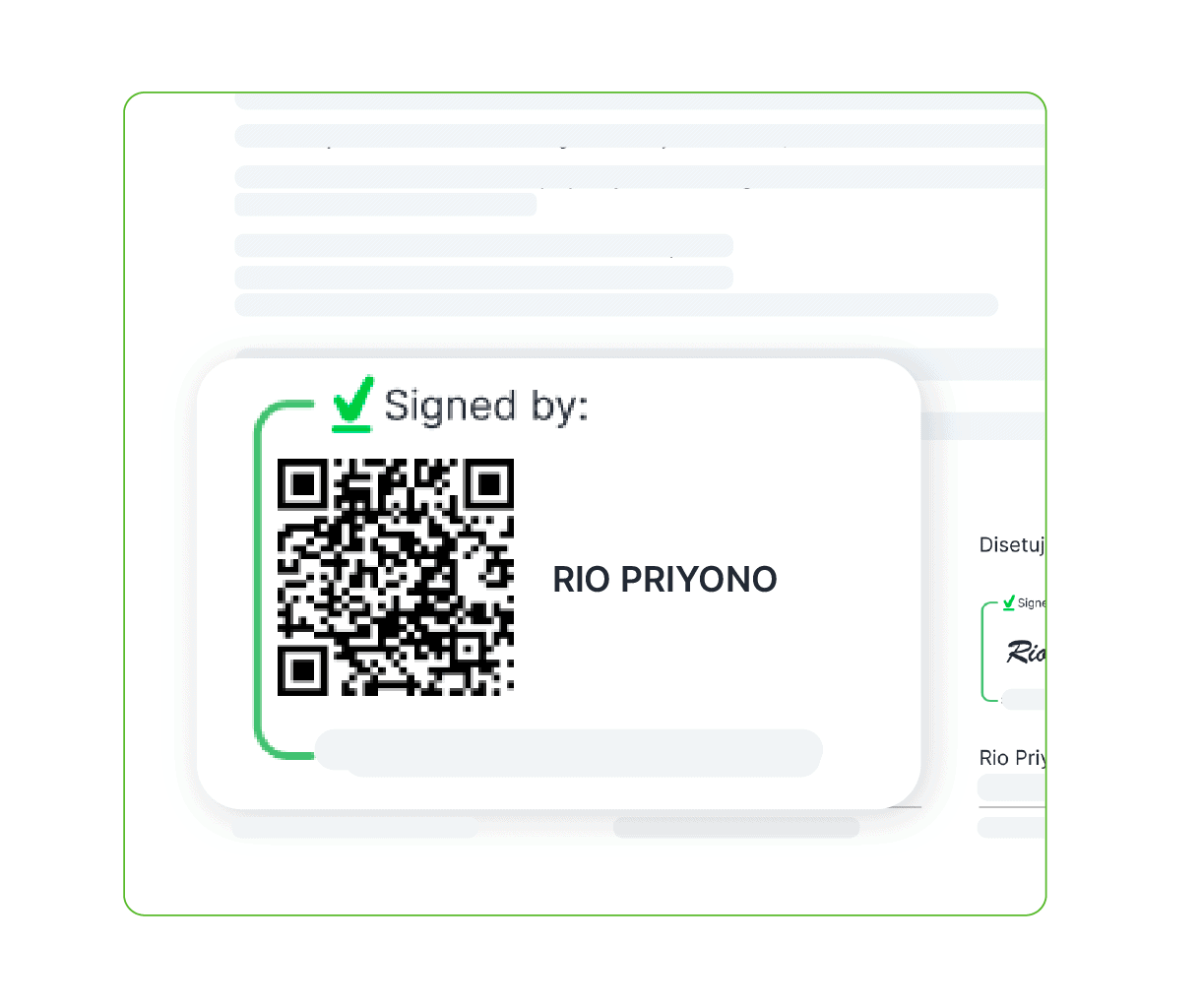 Apa itu tanda tangan QR code