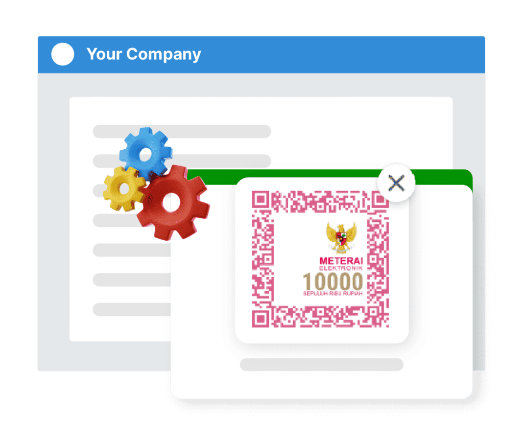 Terintegrasi dengan eMeterai API