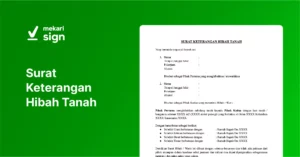 Surat Keterangan Hibah Tanah