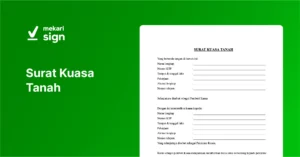 Surat Kuasa Tanah
