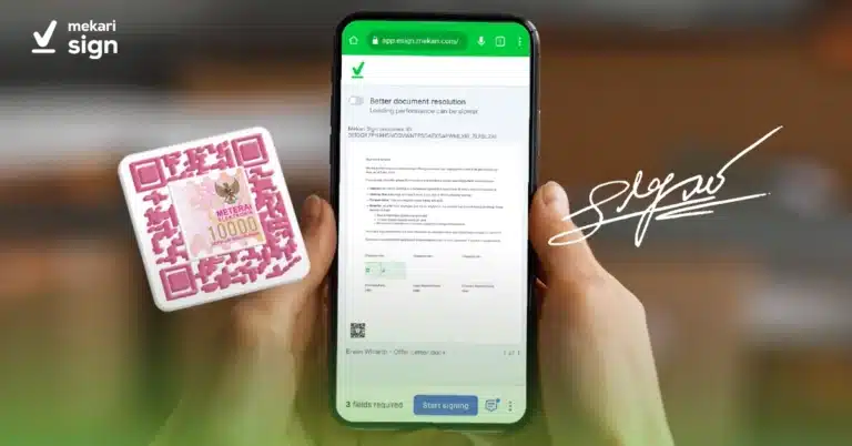 Ini Dia Cara Tanda Tangan di e-Meterai yang Benar