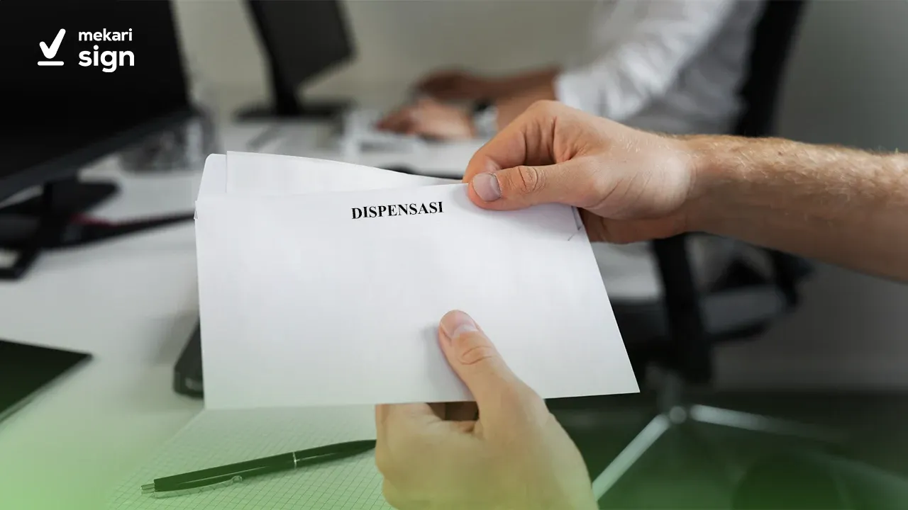 Contoh Surat Dispensasi