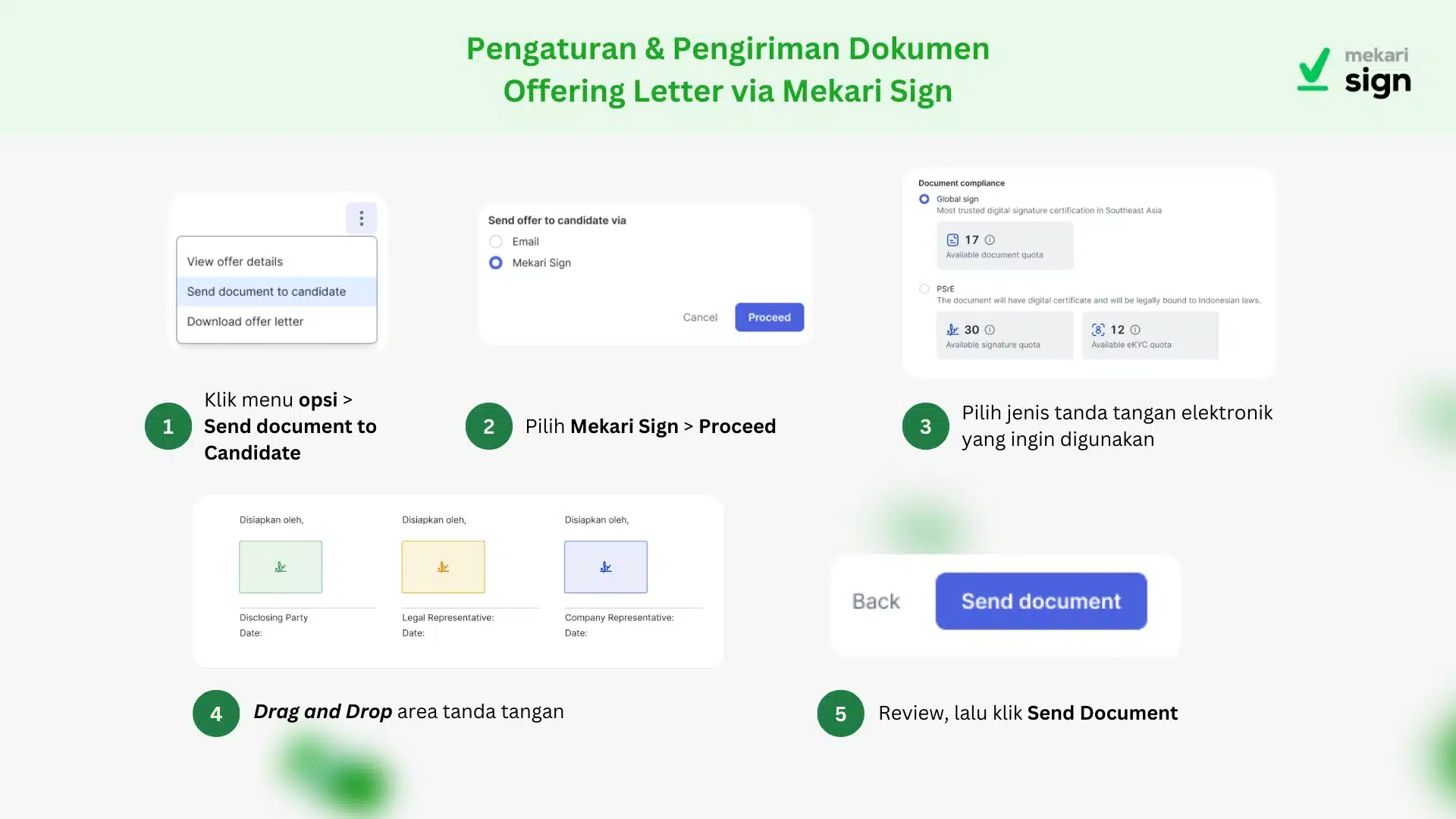 Step 2 Cara Kerja Integrasi Mekari Sign x Talenta pada Proses Rekrutmen 