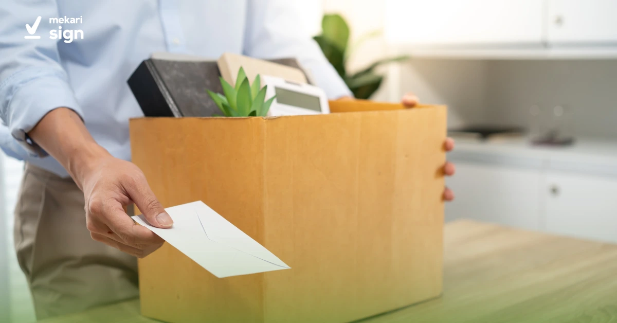 apa itu surat resign atau pengunduran diri, fungsi, format dan cara membuatnya serta tips