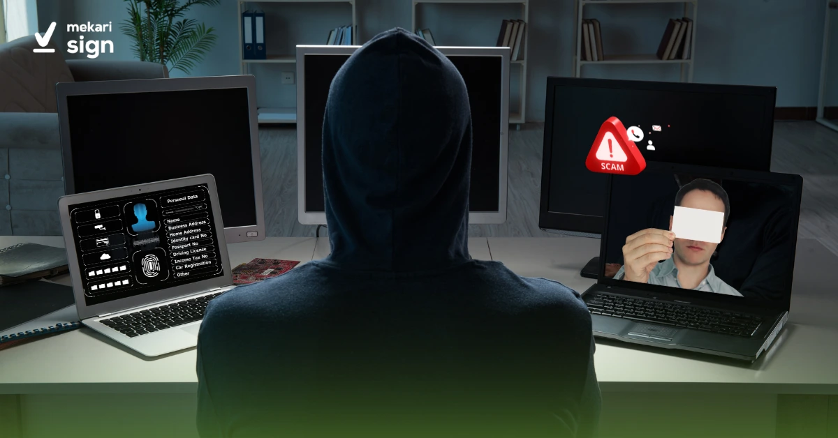 identity theft adalah tindakan pencurian identitas seseorang (data pribadi) untuk mendapat keuntungan finansial dari pihak lain. contoh identity theft adalah pembajakan akun, pesan scam dari bank atau kurir, dan pencurian identitas medis