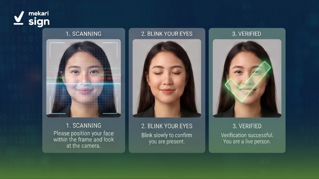 liveness detection adalah salah satu teknologi biometrik untuk memastikan seseorang yang sedang melakukan verifikasi wajah adalah benar manusia hidup, hadir fisik, dan real time. teknologi ini diterapkan untuk cegah deepfake & spoofing, bisa dilihat saat pinjaman online, verifikasi BPJS di mobile JKN, buka rekening bank digital.