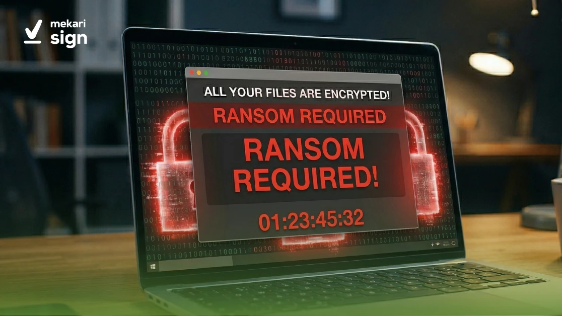 ransomware adalah salah satu jenis malware yang mengunci file atau sistem dan minta tebusan setelahnya. pahami dua jenis ransomware, cara kerja, dan cara mencegahnya