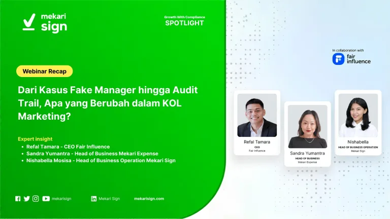 Webinar Recap: Dari Kasus Fake Manager hingga Audit Trail, Apa yang Berubah dalam KOL Marketing?