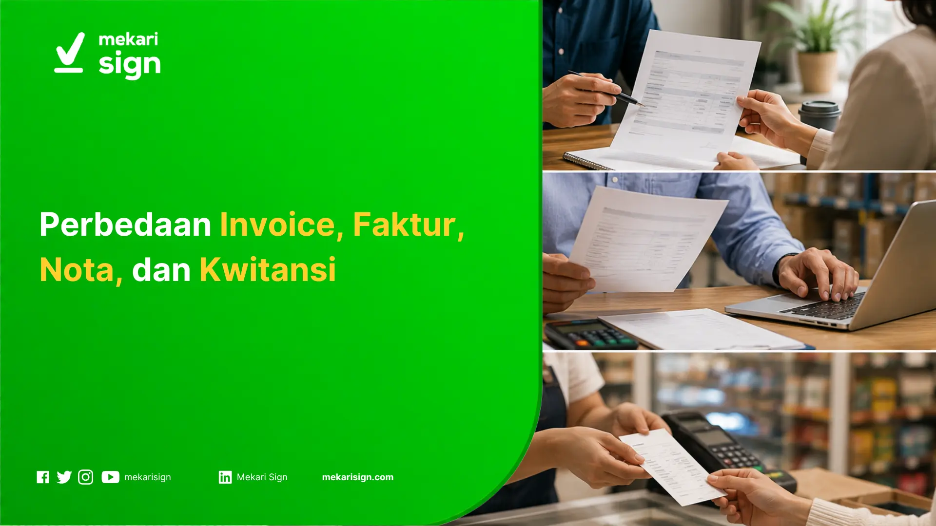 featured image perbedaan invoice vs kwitansi vs nota vs faktur