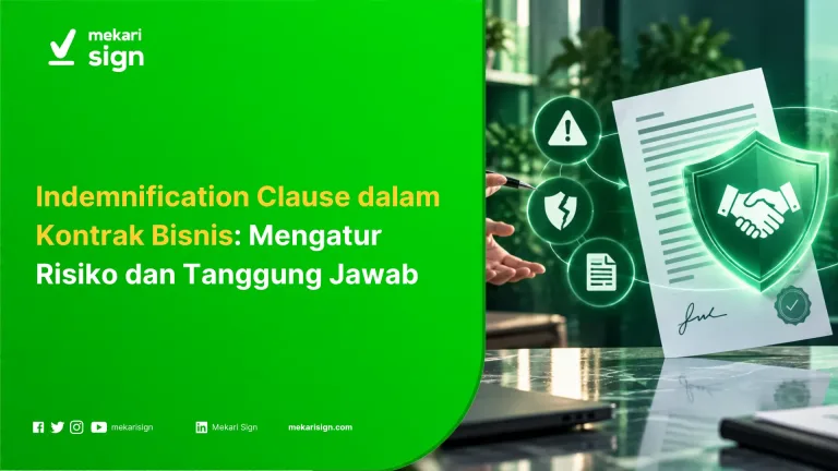 Indemnification Clause dalam Kontrak Bisnis: Mengatur Risiko dan Tanggung Jawab
